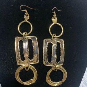 Dropped earrings